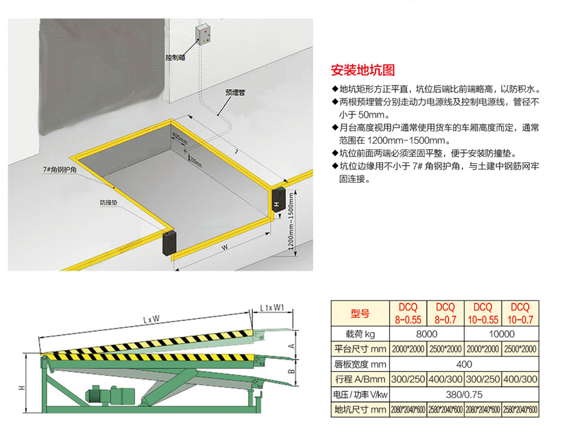 固定式液壓登車橋